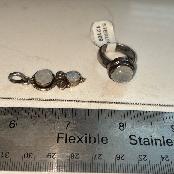 Jewelry - Vintage Sterling Silver Moonstone Jewelry Lot